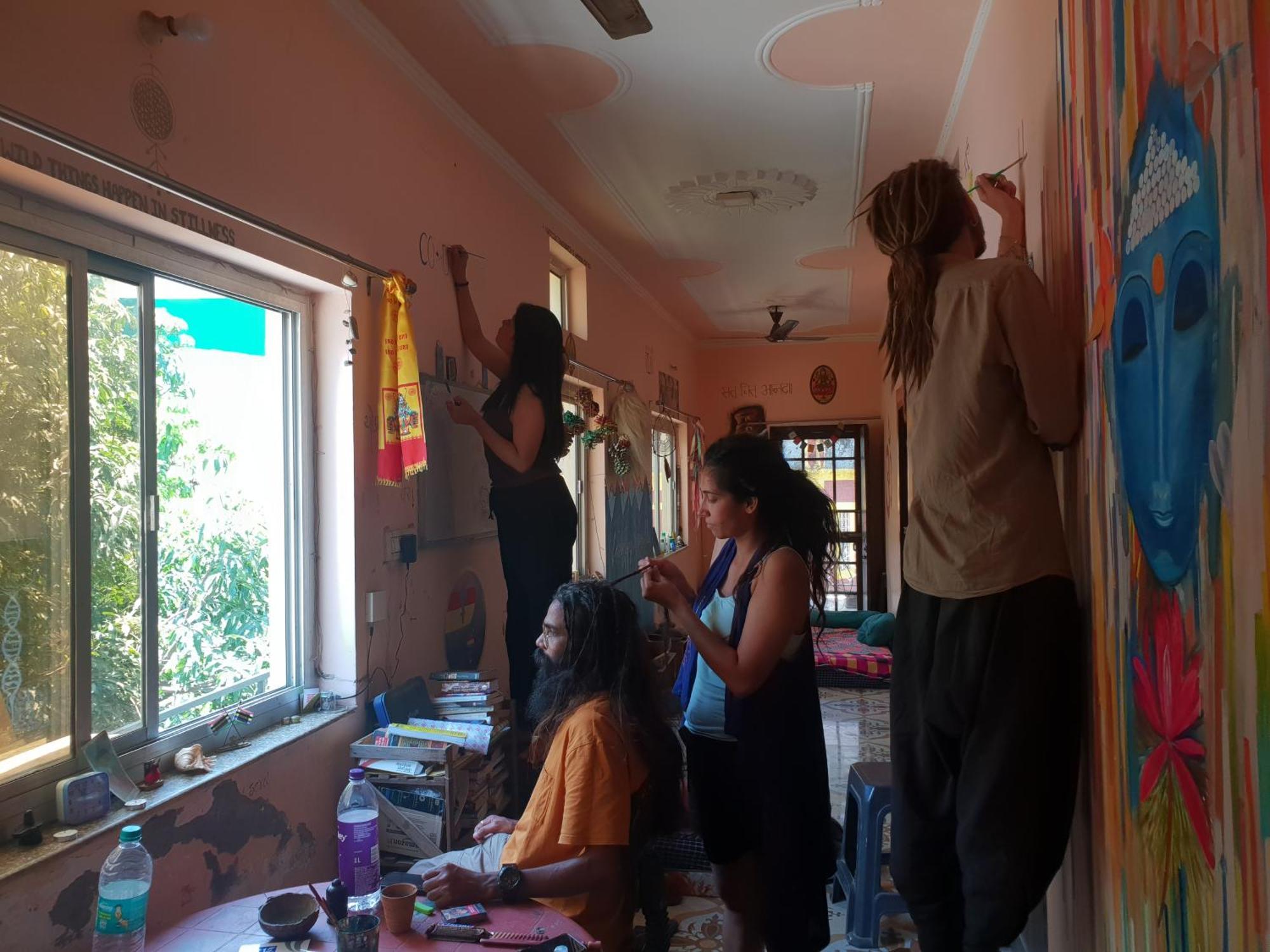 Auberge de jeunesse Tebaar Backpackers à Rishīkesh Extérieur photo